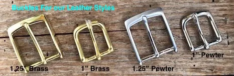3 Island Leather Belt: Martha's Vineyard, Nantucket and Cape Cod