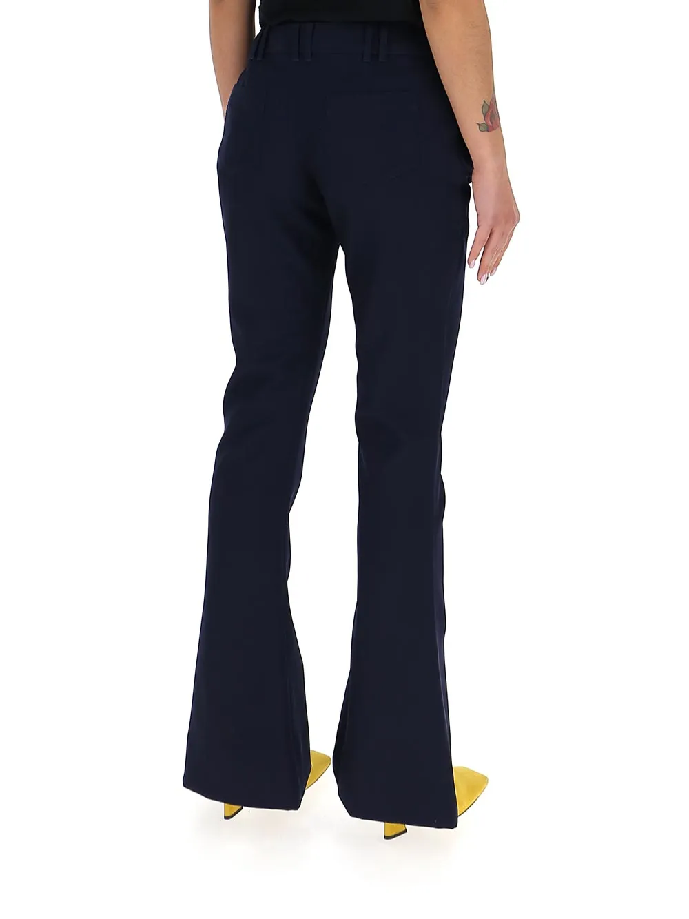 Balmain Flared High-Waisted Trousers