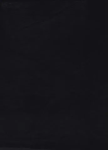 Black Jersey Knit Stretched Fabric Slip On Headwrap