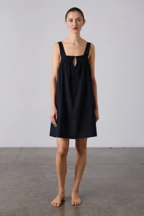 Camilla Camisole Nightgown - Black