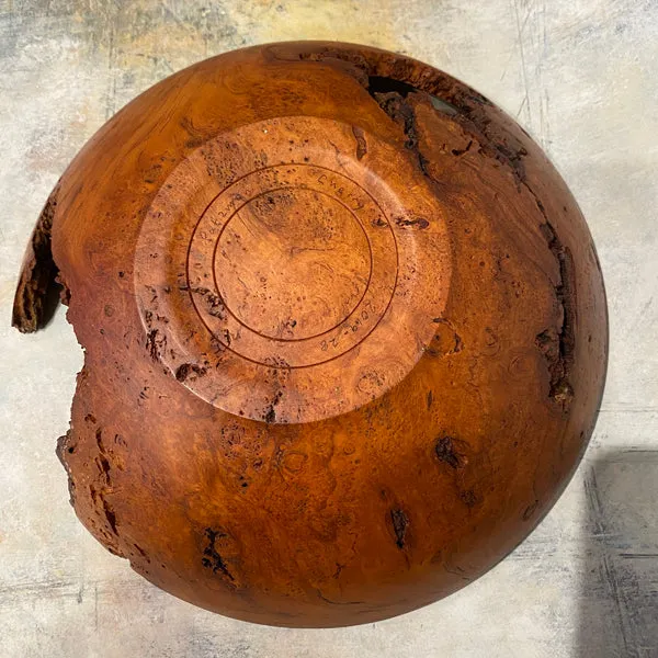 Cherry Burl Bowl with Voids