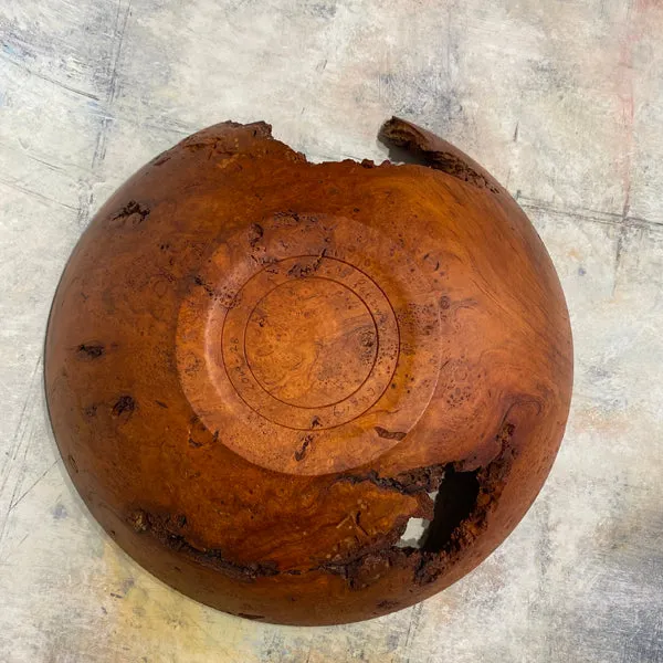Cherry Burl Bowl with Voids