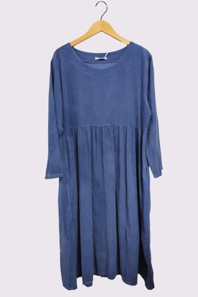 Corduroy Side Pocket Dress