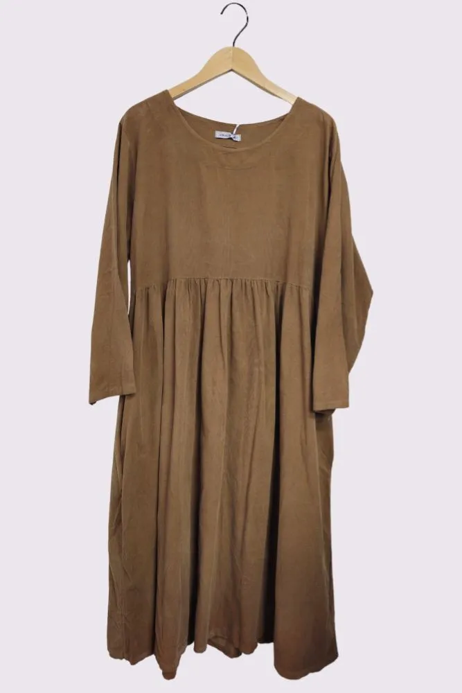 Corduroy Side Pocket Dress