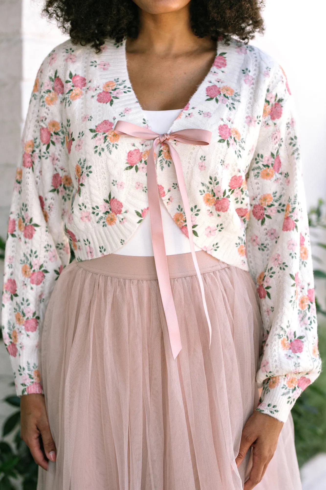 Cressida Floral Knit Cardigan