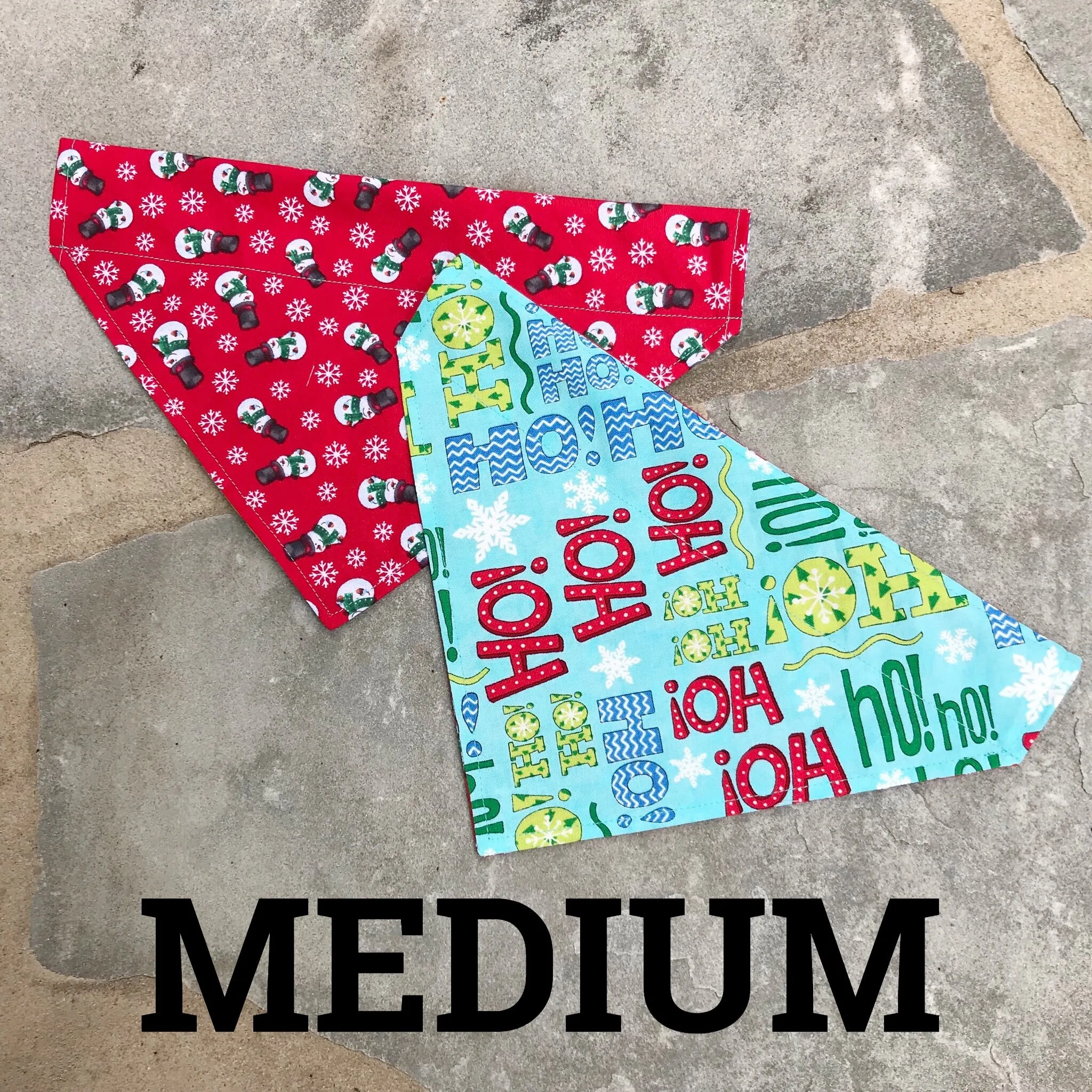 Dog Scarf - Ho Ho/Snowman