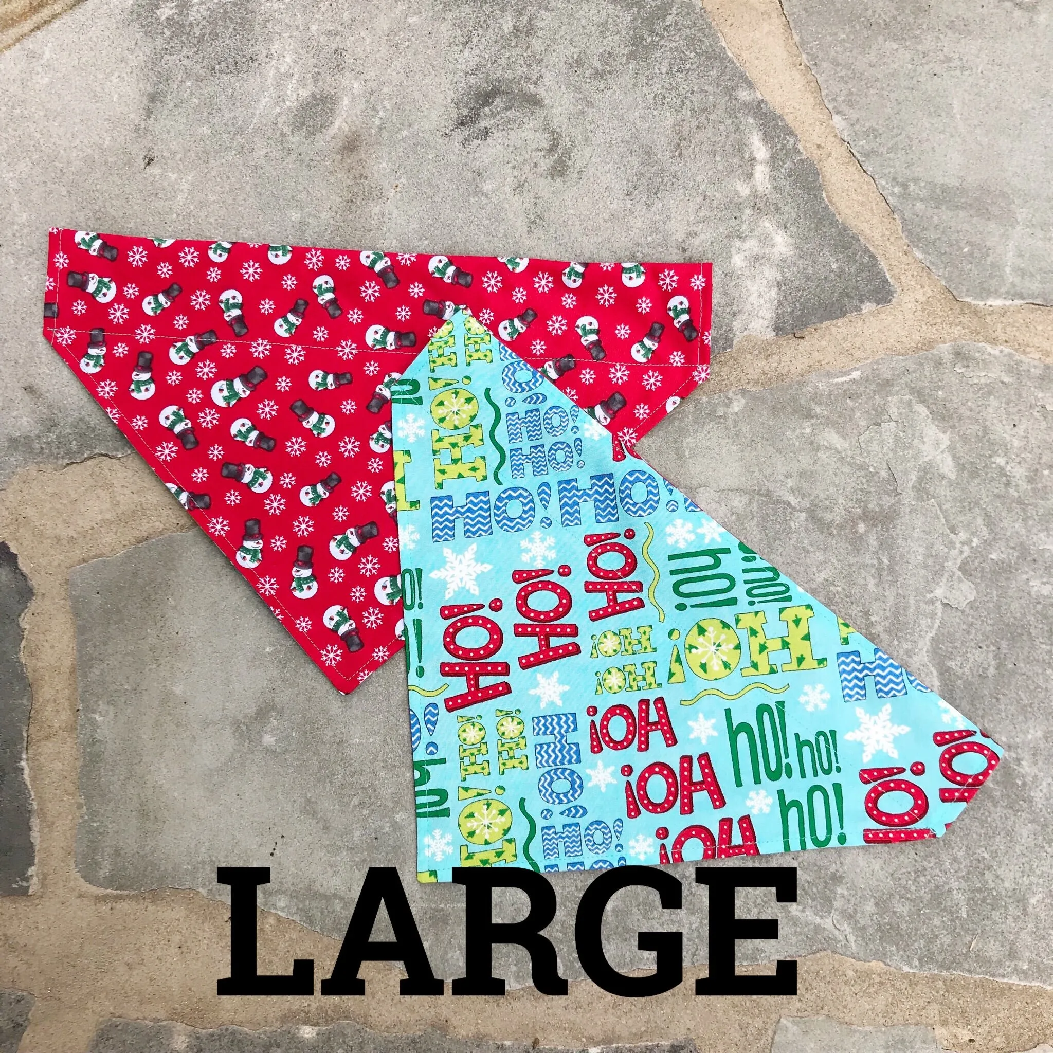 Dog Scarf - Ho Ho/Snowman