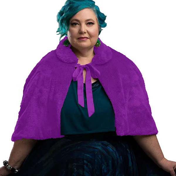 Faux Fur Cape Plus Size made to order with free shipping Australia-wide