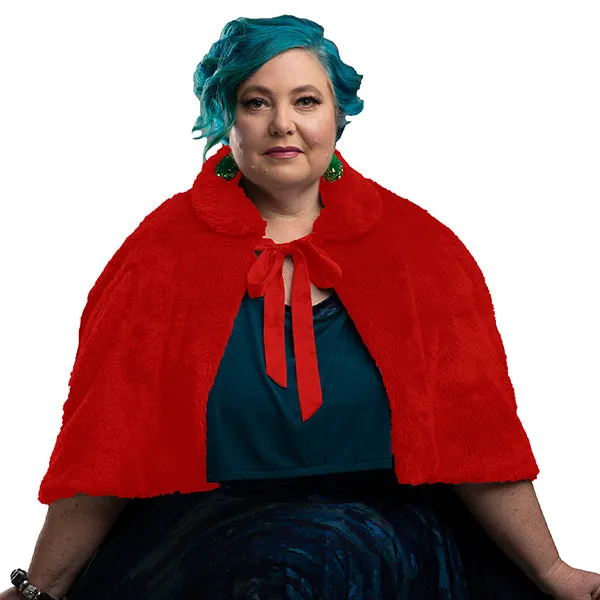 Faux Fur Cape Plus Size made to order with free shipping Australia-wide