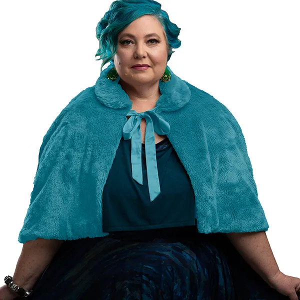 Faux Fur Cape Plus Size made to order with free shipping Australia-wide