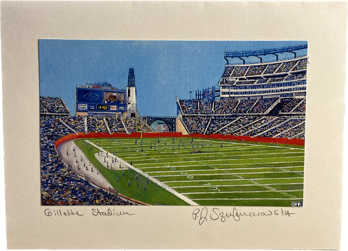 Gillette Stadium Notecard