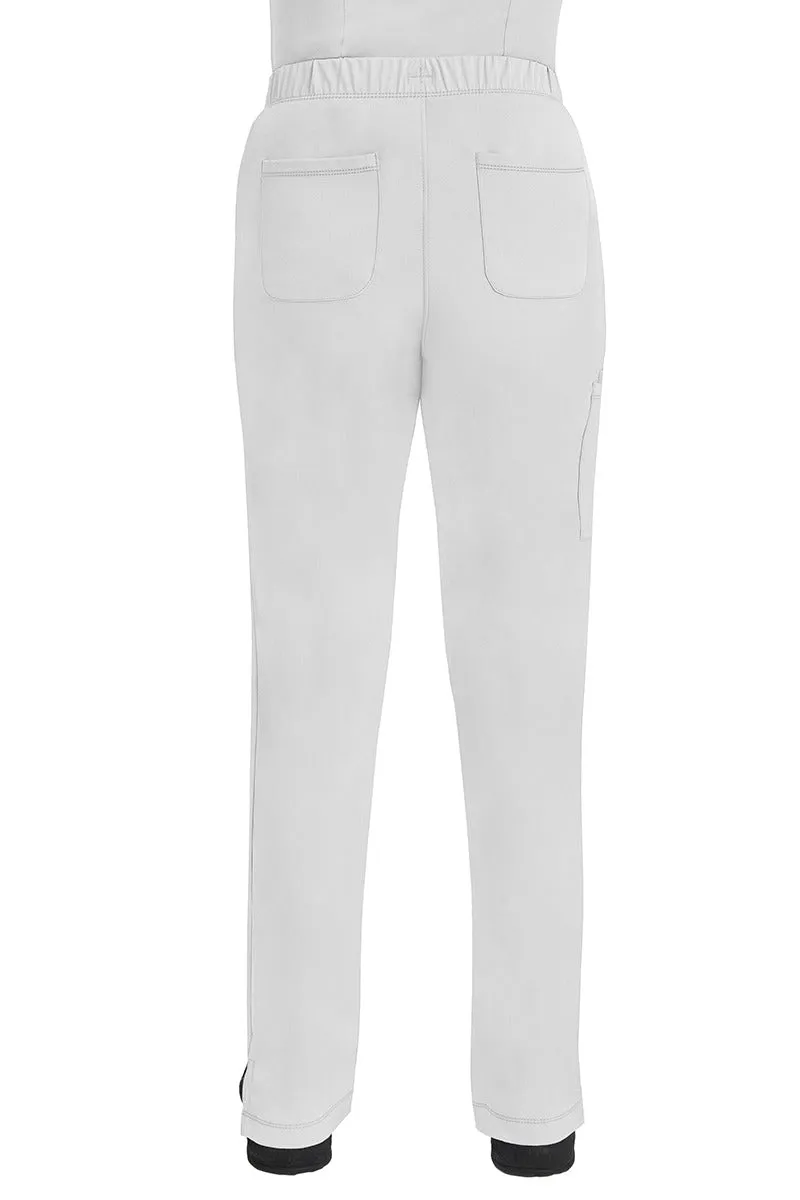HH Works Women's Scrub Set Monica Top & Tall Rebecca Pant | White