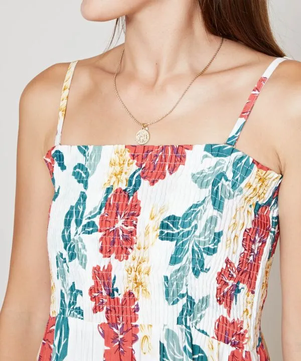 Hibiscus Camisole Dress and Cape Set