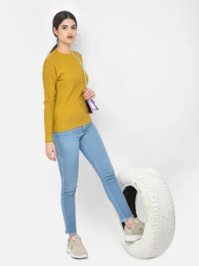 Mustard Round Neck Sweater