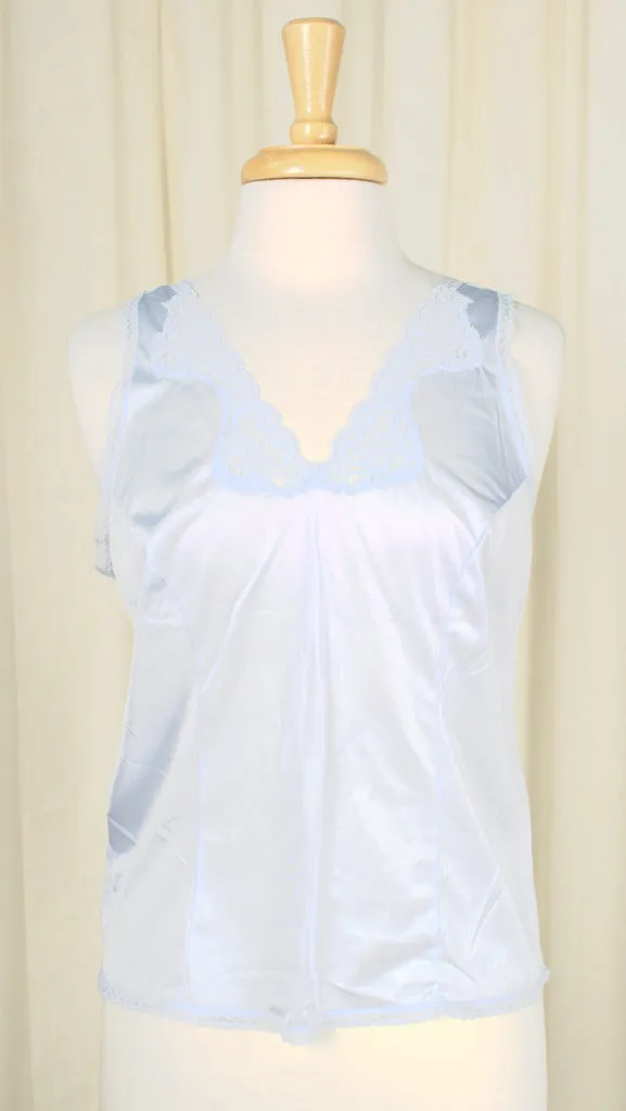Periwinkle Blue Lace Vintage Camisole