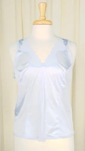 Periwinkle Blue Lace Vintage Camisole
