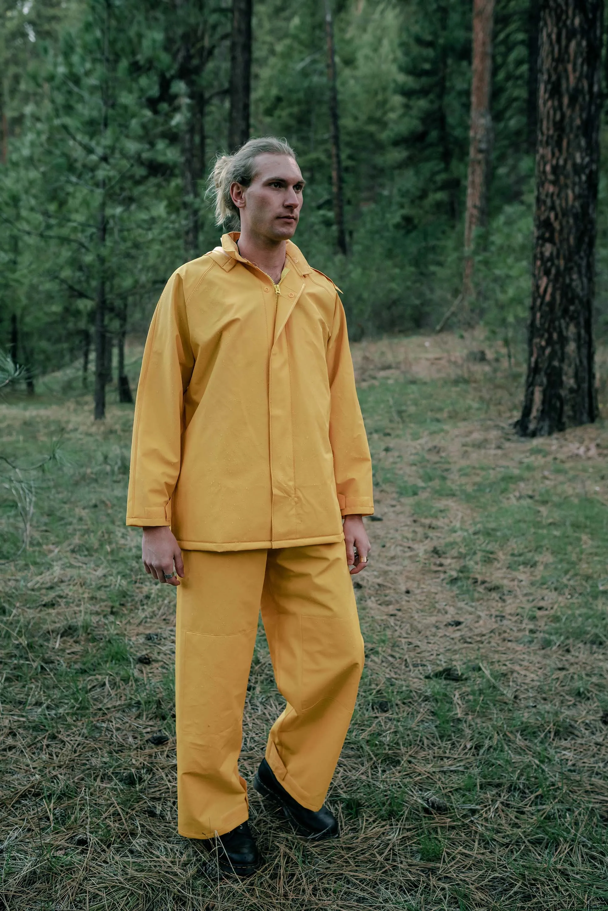 Stansport Commercial Rainsuit - Yellow - L