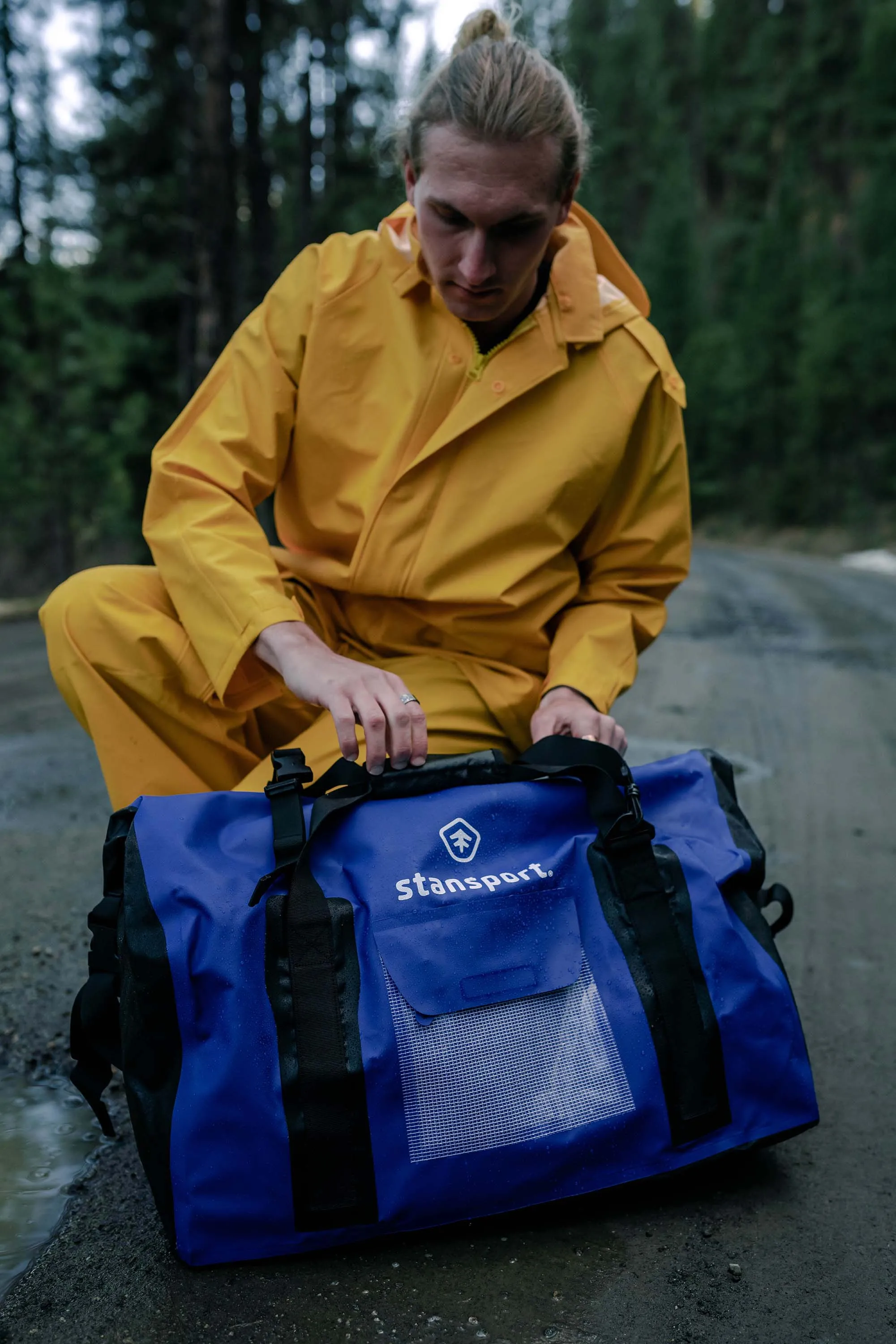 Stansport Commercial Rainsuit - Yellow - L