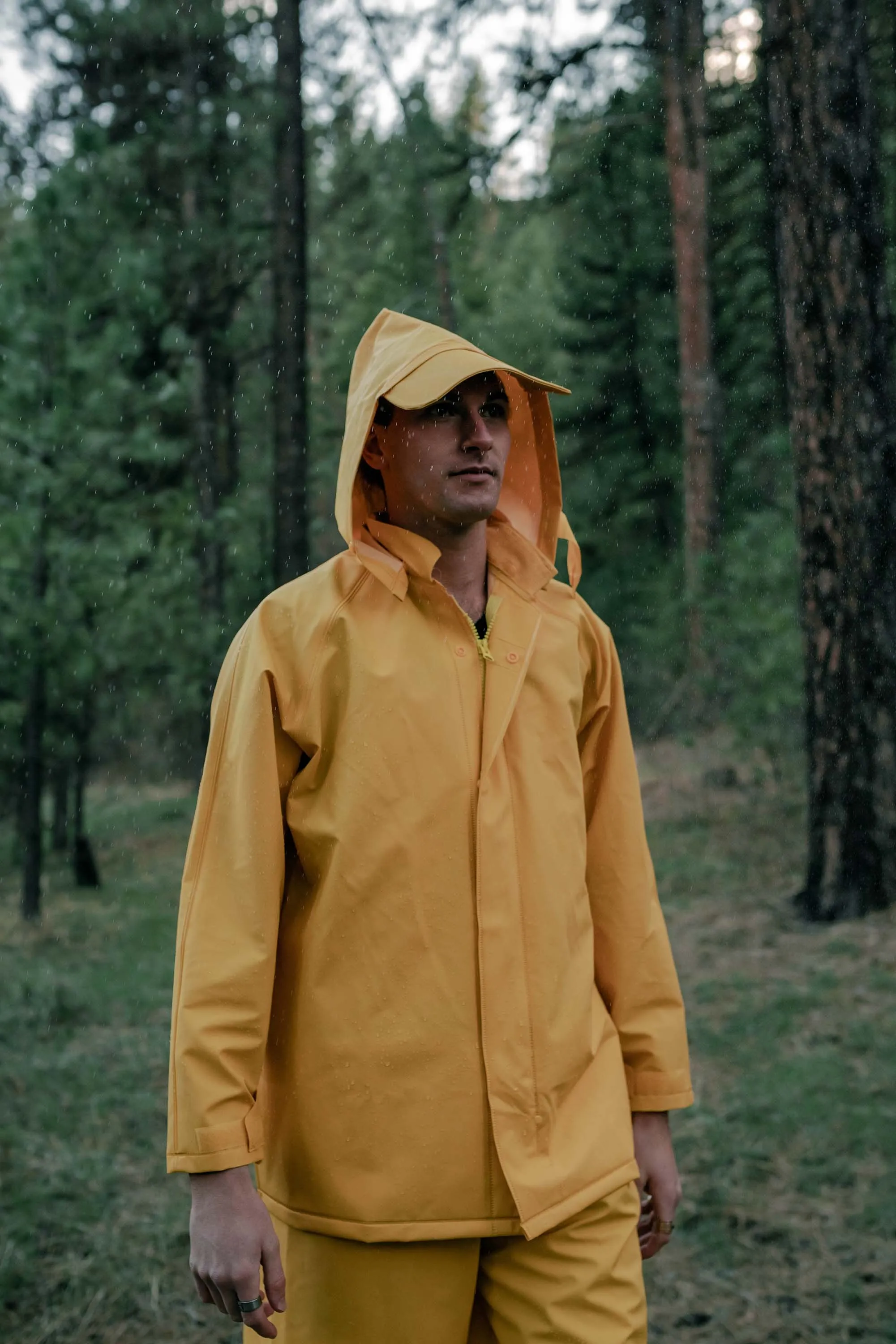 Stansport Commercial Rainsuit - Yellow - L