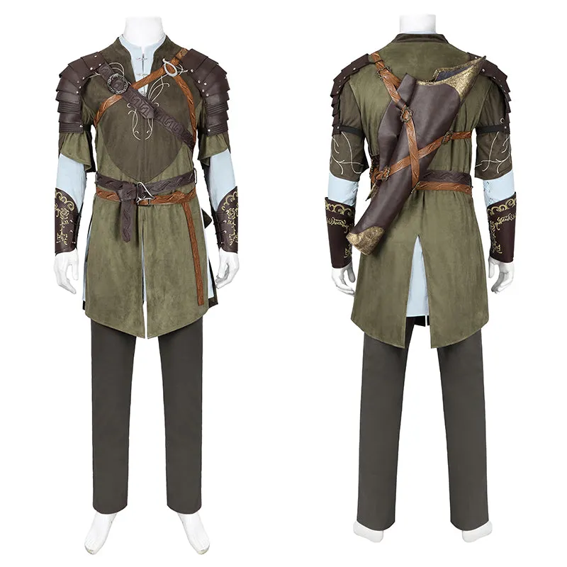 The Fellowship of the Ring Legolas Cosplay Costume LOTR Master Archer Suit Halloween Outfit