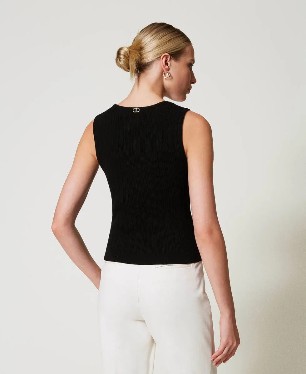 TWINSET - Camisole à Boutons Décoratifs