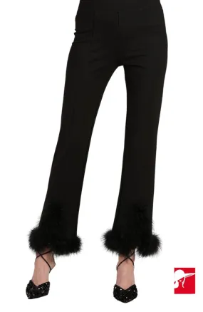 Tyler Boe Amherst ponte feather pant NEW size 10