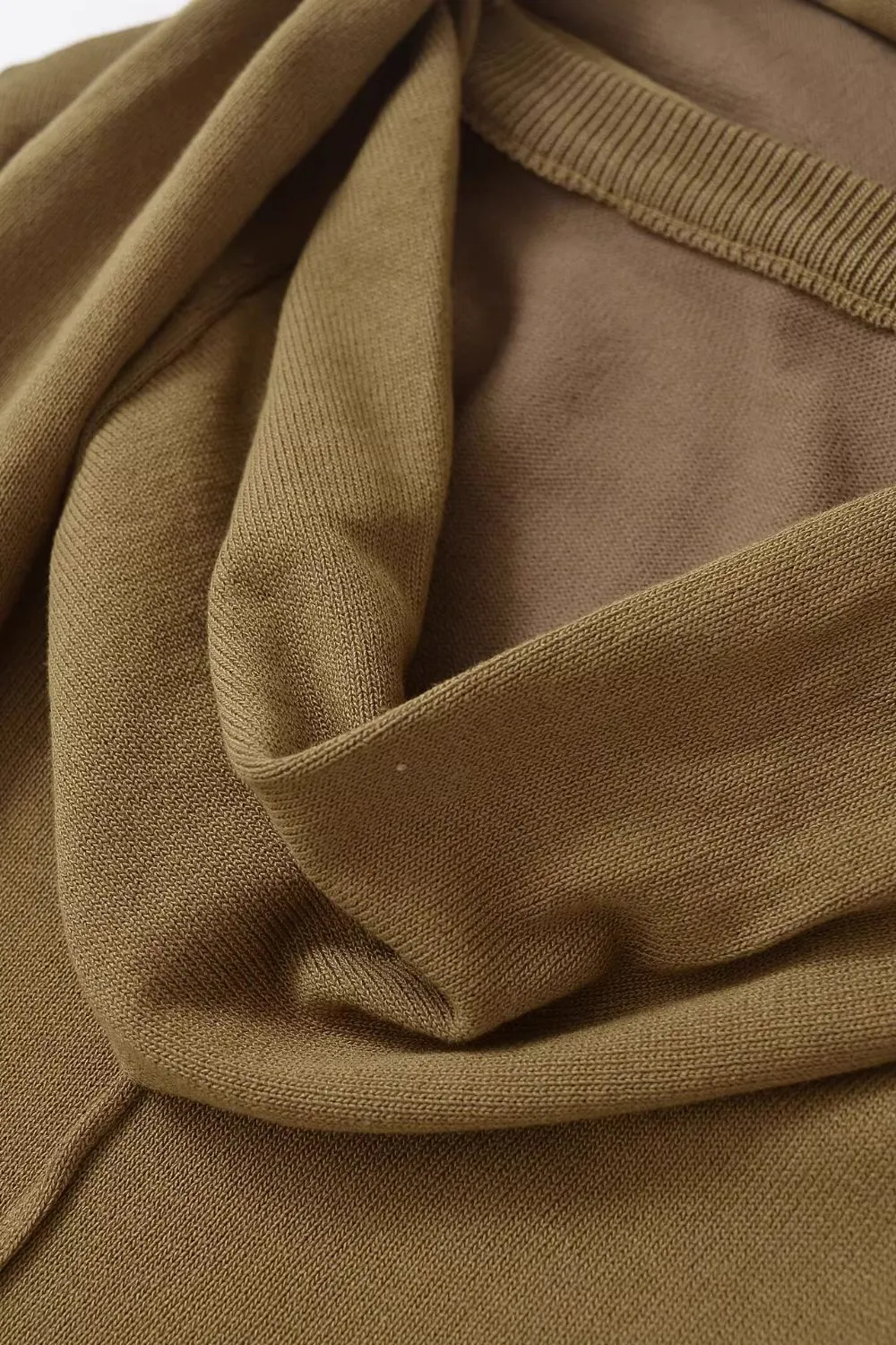 'Zoe' Cable Knit Sweater with Scarf Detail